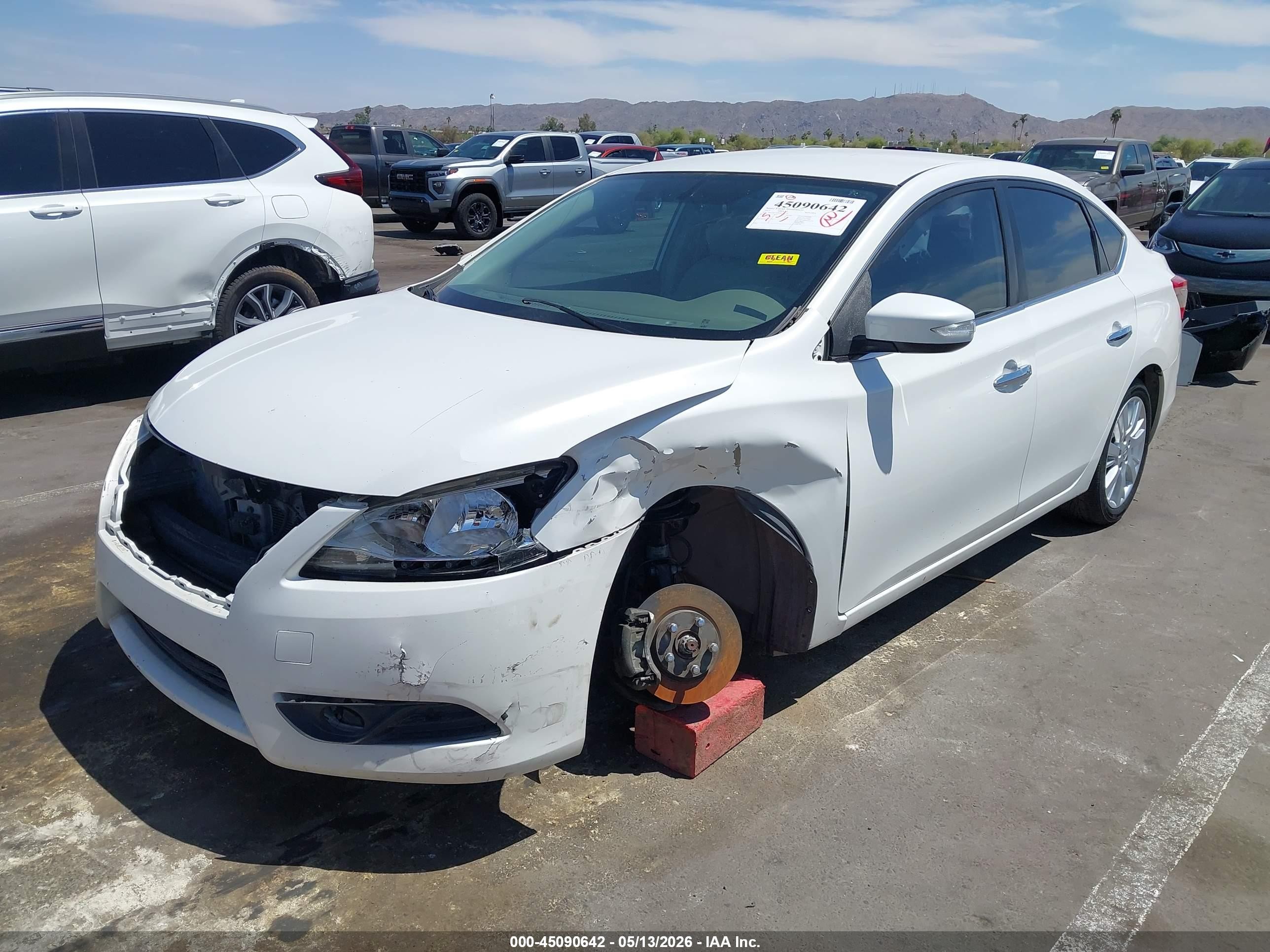 2013 Nissan Sentra Sl White vin: 3N1AB7APXDL714359