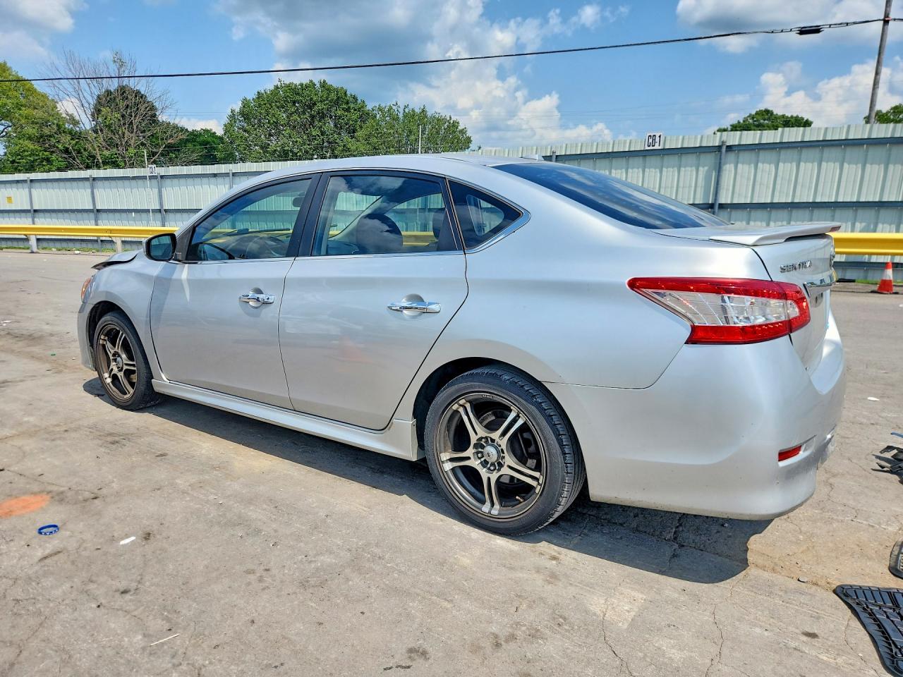 2013 Nissan Sentra S Серебряный vin: 3N1AB7APXDL719979