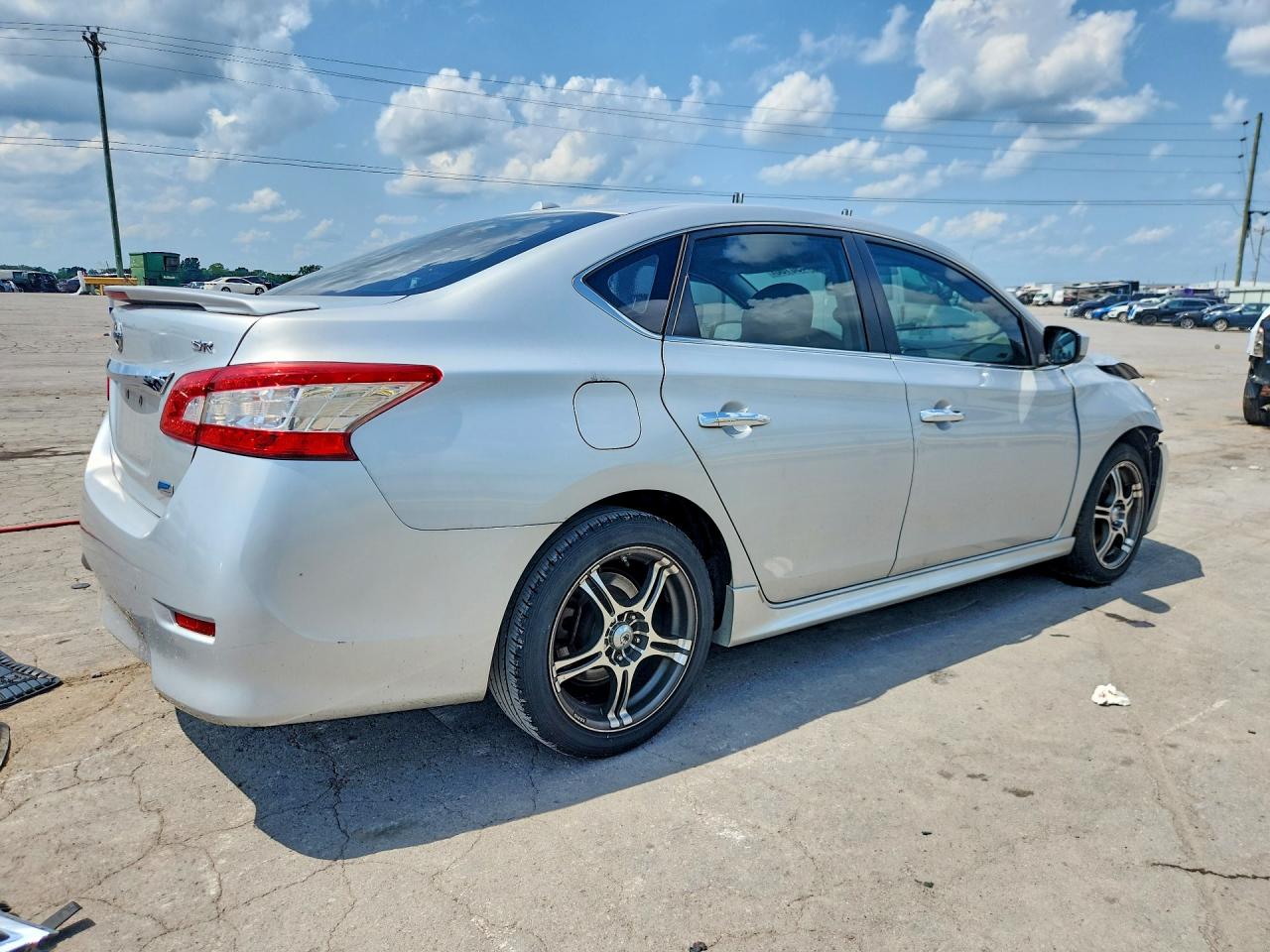2013 Nissan Sentra S Серебряный vin: 3N1AB7APXDL719979