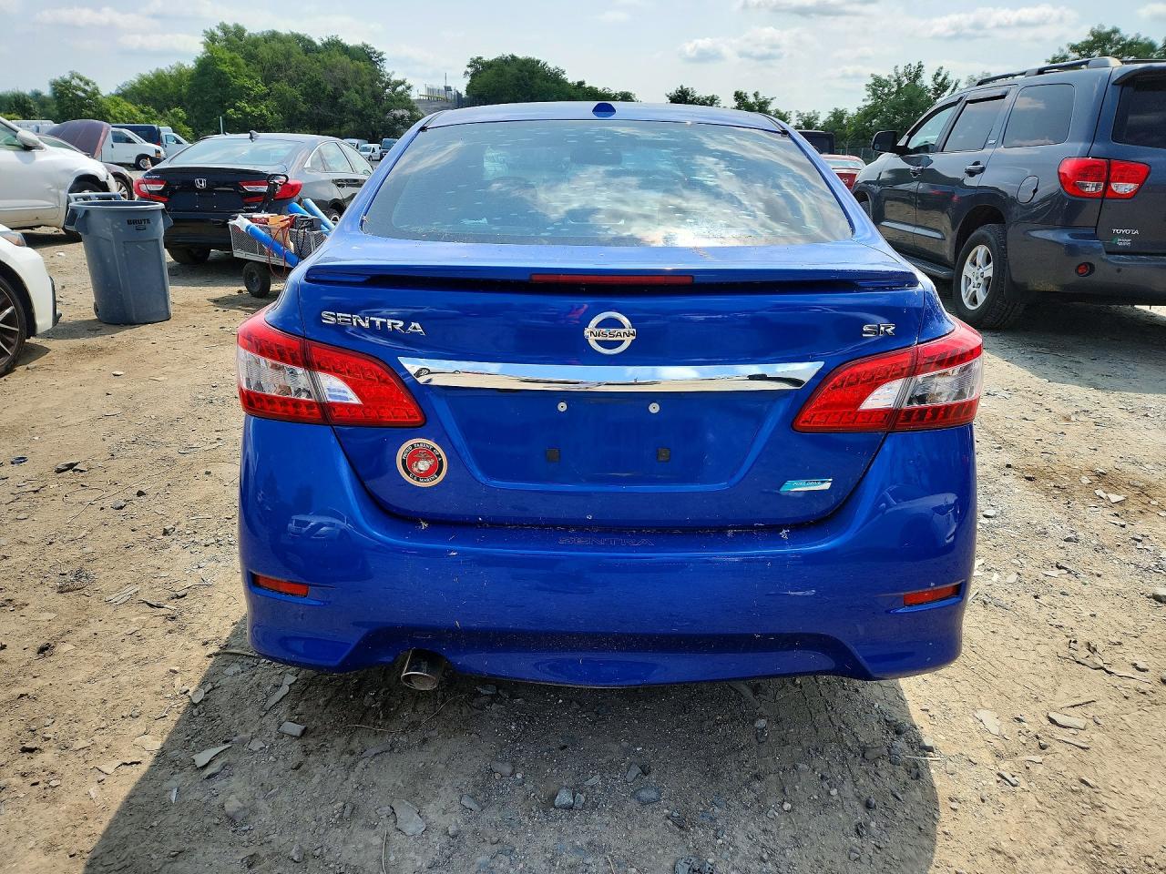 2013 Nissan Sentra S Blue vin: 3N1AB7APXDL721859