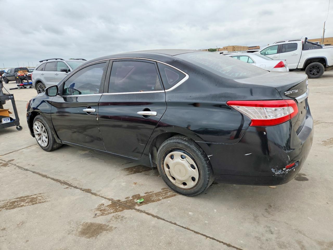 2013 Nissan Sentra S Black vin: 3N1AB7APXDL746650