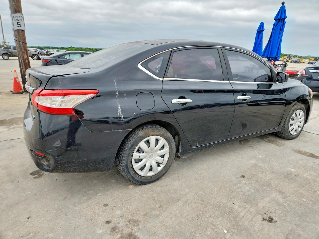 2013 Nissan Sentra S Black vin: 3N1AB7APXDL746650