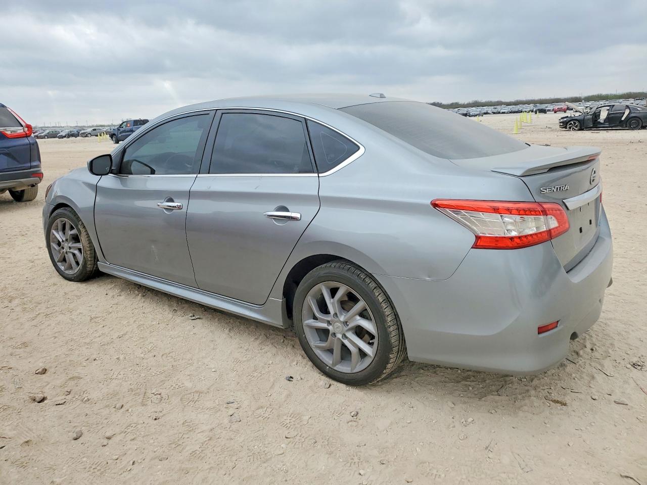 2013 Nissan Sentra S/sv/sr/sl Silver vin: 3N1AB7APXDL747233