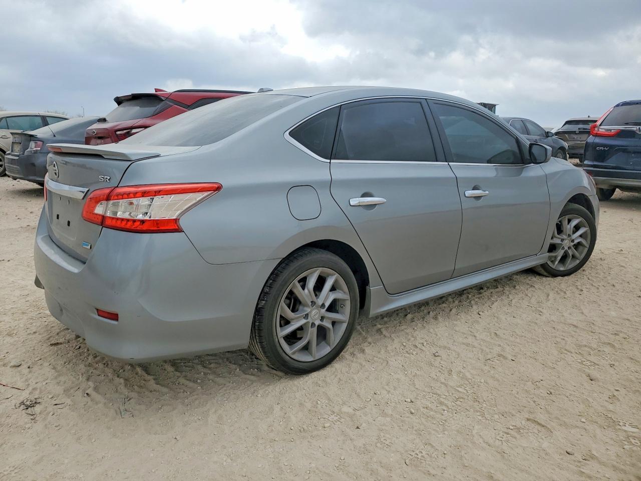 2013 Nissan Sentra S/sv/sr/sl Silver vin: 3N1AB7APXDL747233
