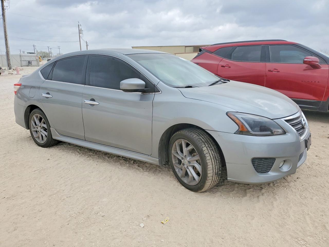 2013 Nissan Sentra S/sv/sr/sl Silver vin: 3N1AB7APXDL747233