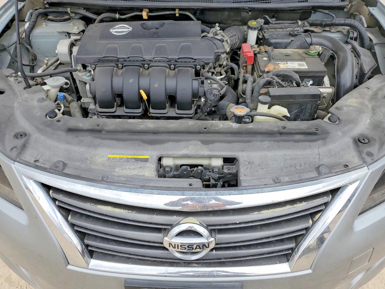 2013 Nissan Sentra S/sv/sr/sl Silver vin: 3N1AB7APXDL747233