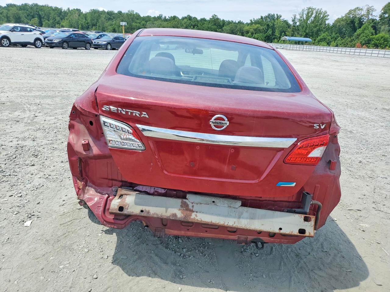 2013 Nissan Sentra S Burgundy vin: 3N1AB7APXDL754215