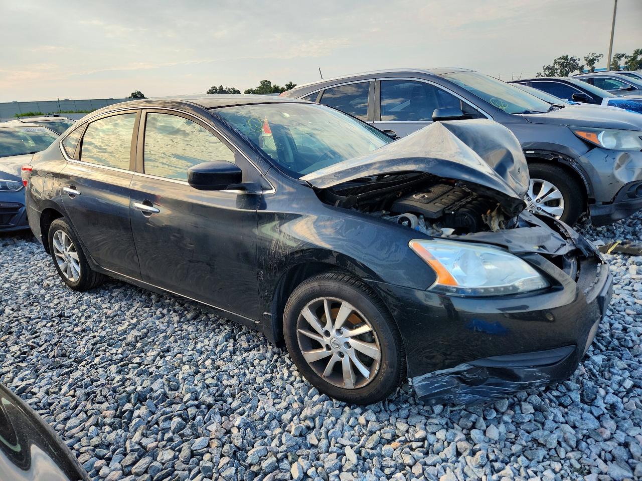 2013 Nissan Sentra S Black vin: 3N1AB7APXDL760631