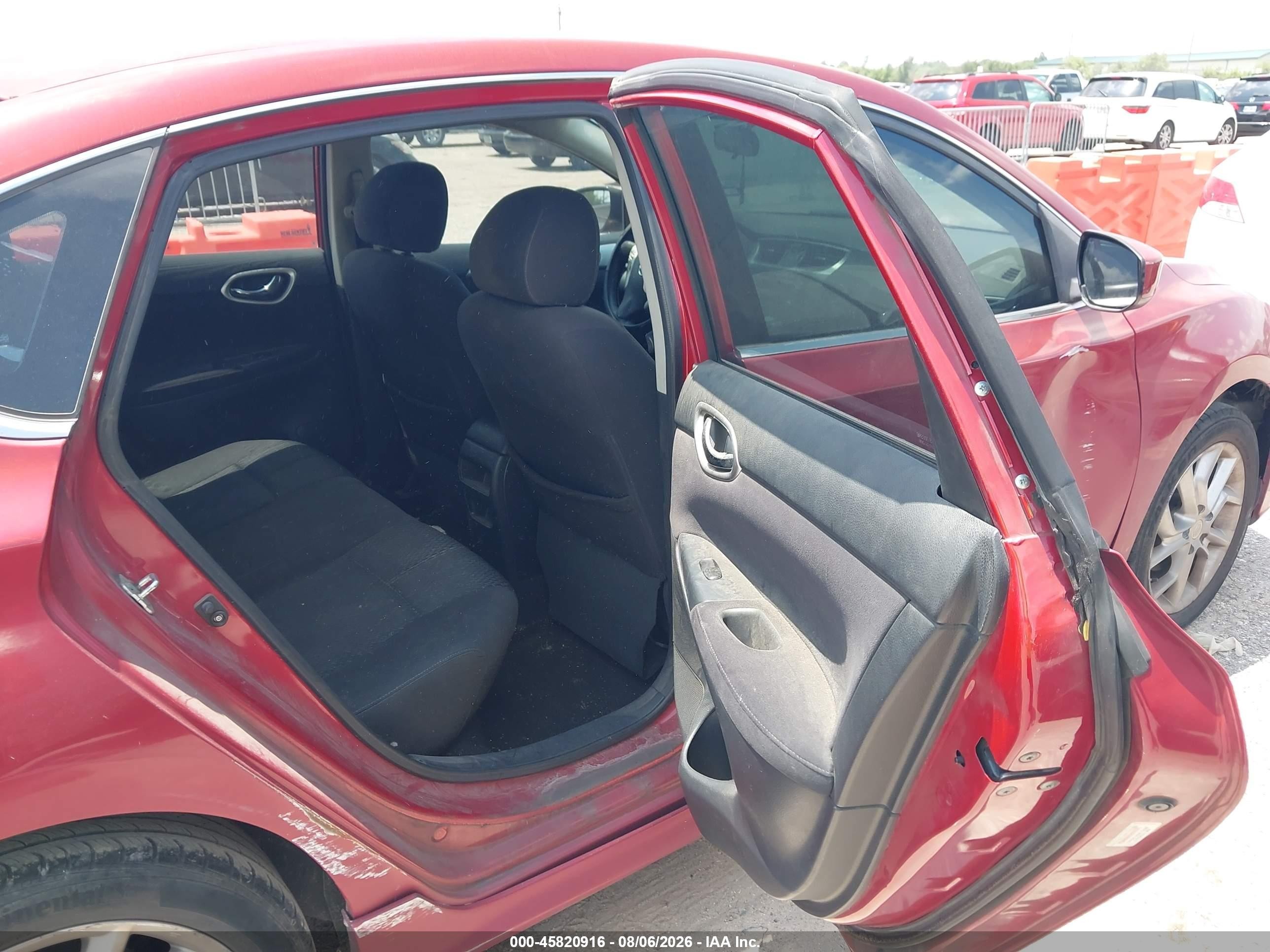 2013 Nissan Sentra Sr Burgundy vin: 3N1AB7APXDL762640