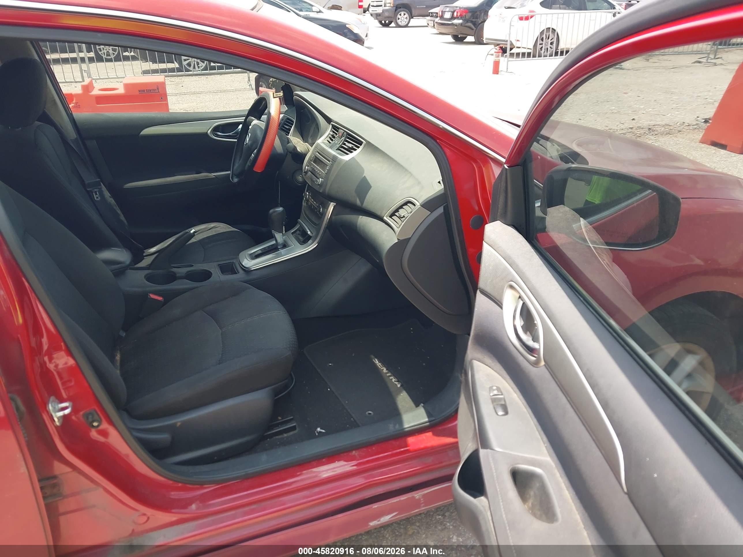 2013 Nissan Sentra Sr Burgundy vin: 3N1AB7APXDL762640