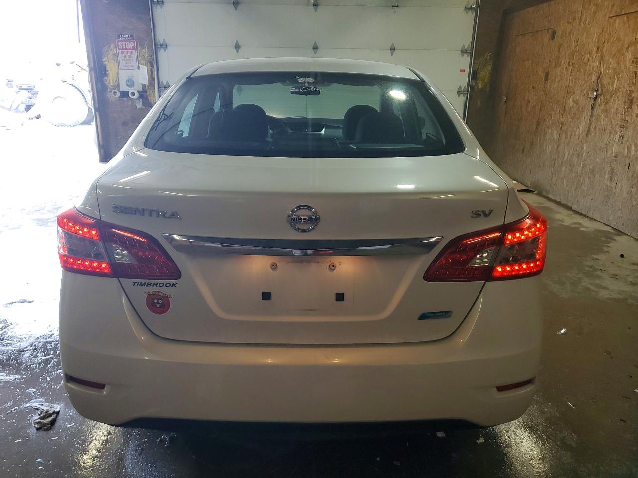 2013 Nissan Sentra S White vin: 3N1AB7APXDL765182