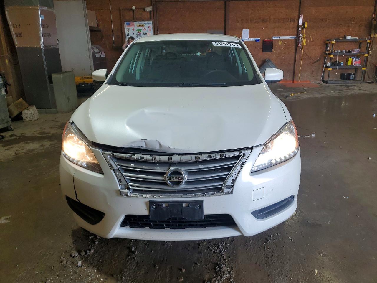 2013 Nissan Sentra S White vin: 3N1AB7APXDL765182