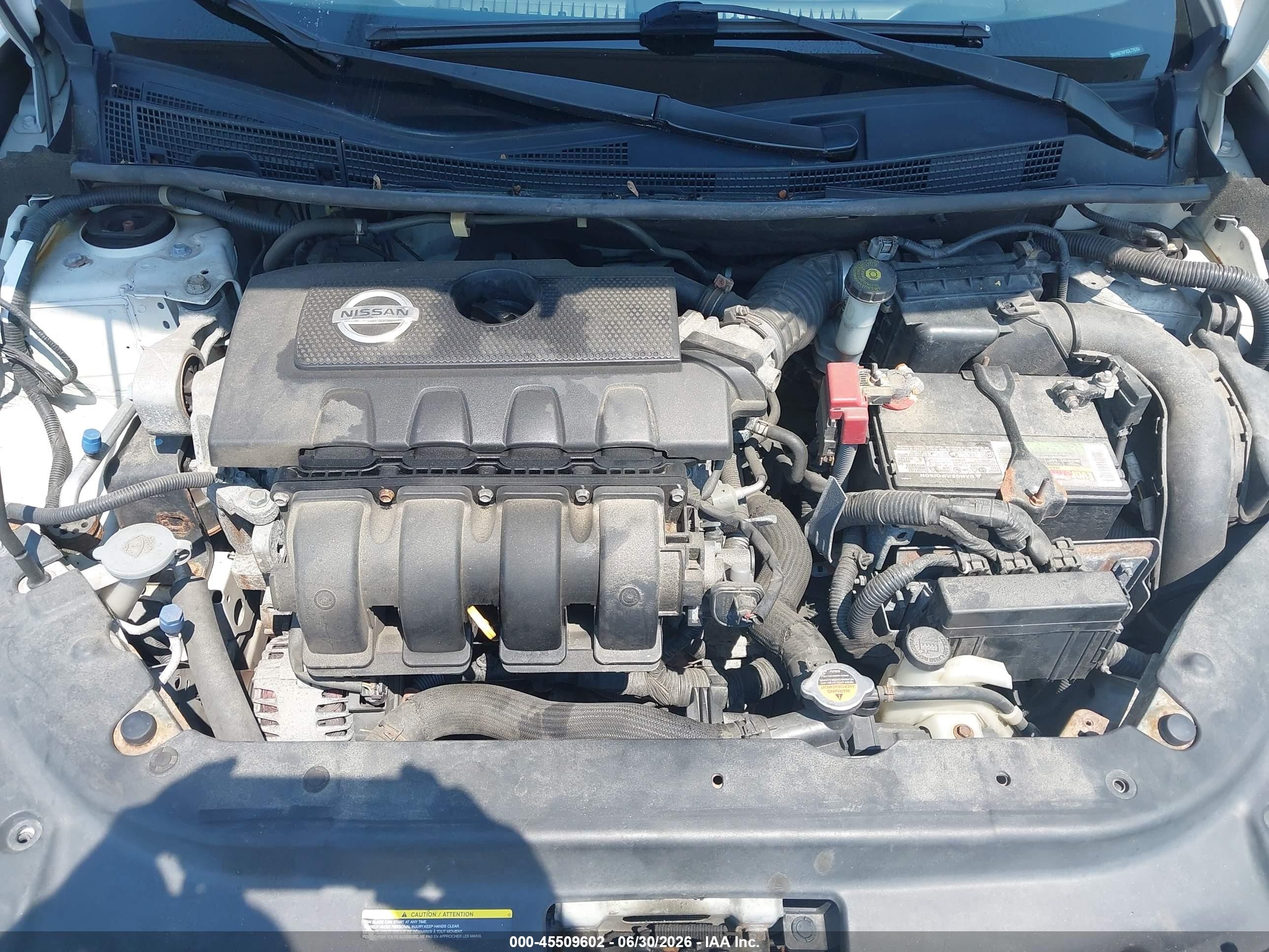 2013 Nissan Sentra Fe+ Sv White vin: 3N1AB7APXDL776764