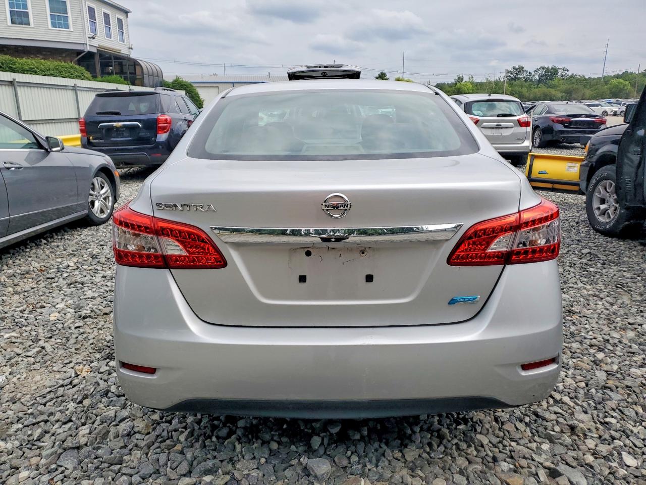 2013 Nissan Sentra S Серебряный vin: 3N1AB7APXDL778210