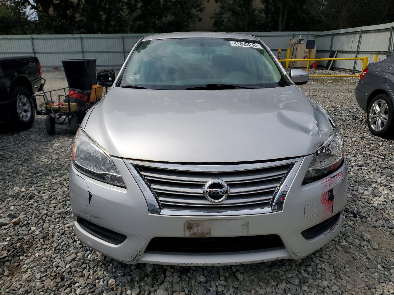 2013 Nissan Sentra S Серебряный vin: 3N1AB7APXDL778210
