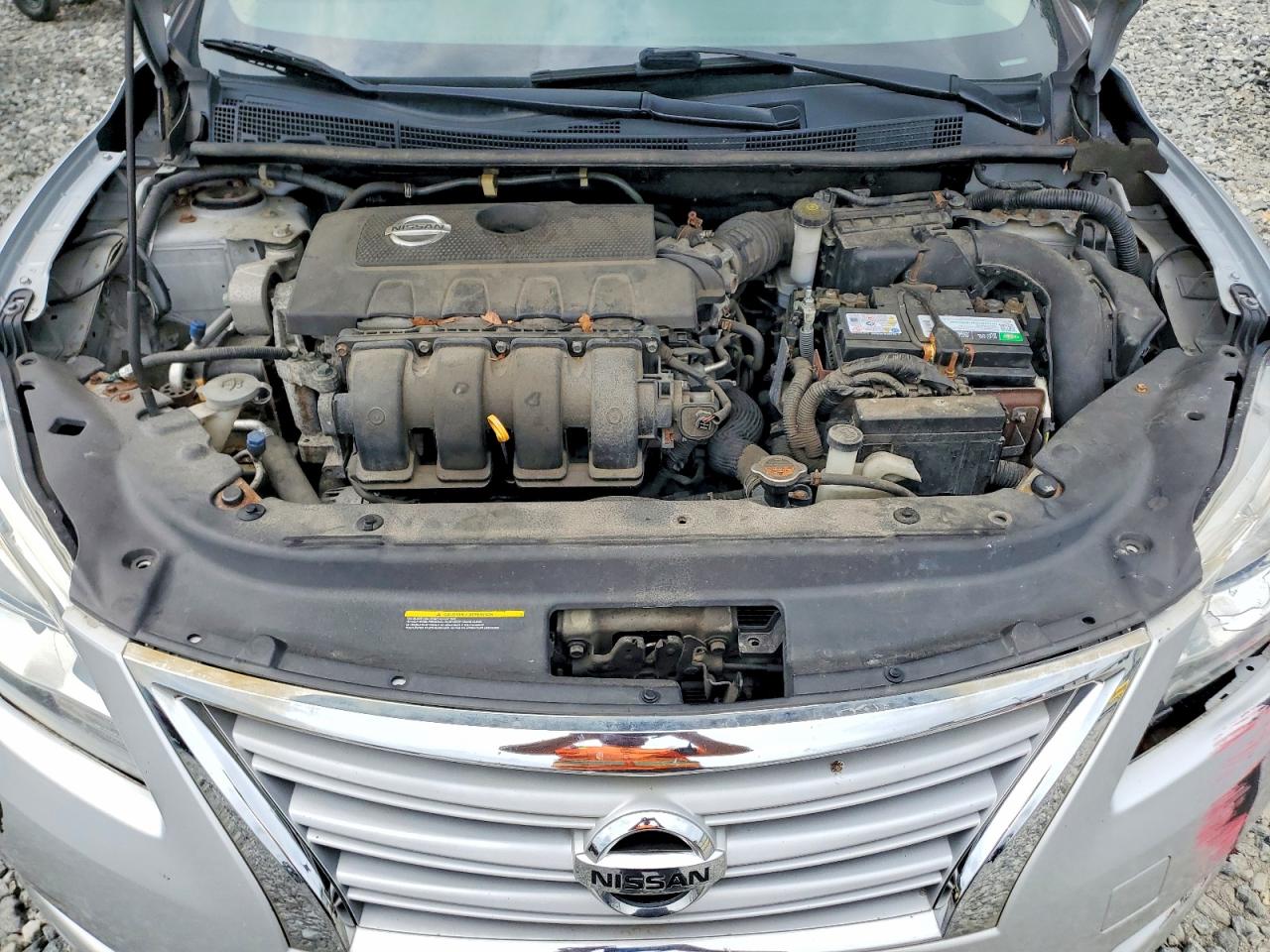 2013 Nissan Sentra S Серебряный vin: 3N1AB7APXDL778210