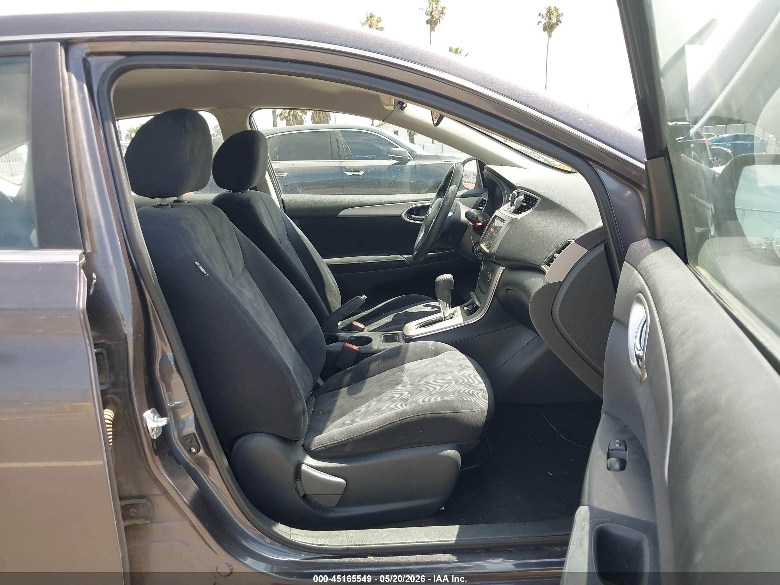 2013 Nissan Sentra Sv Gray vin: 3N1AB7APXDL778658