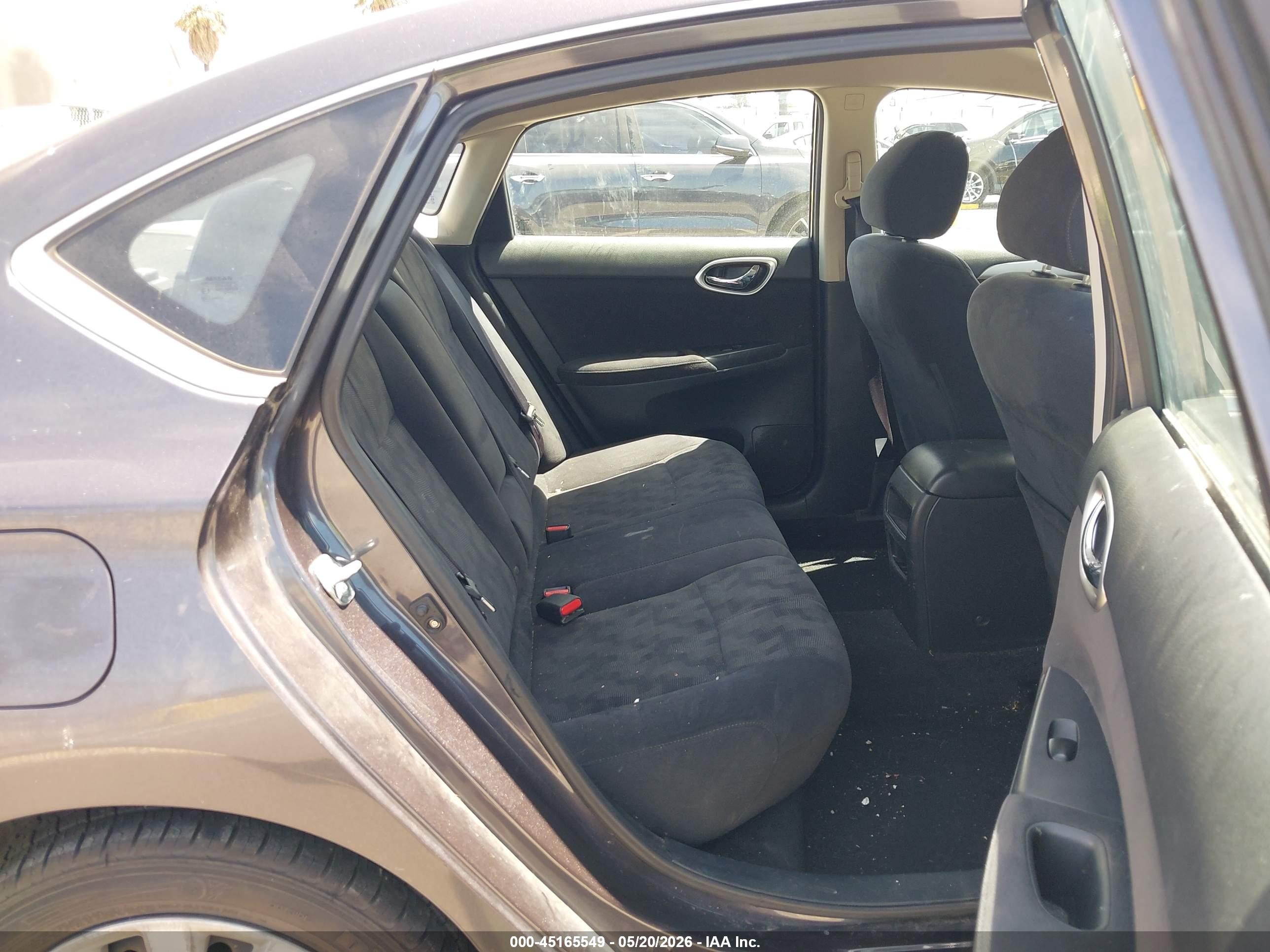 2013 Nissan Sentra Sv Gray vin: 3N1AB7APXDL778658