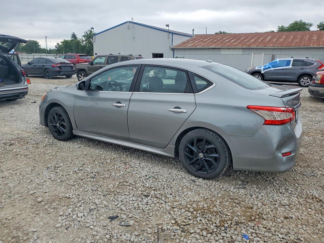 2013 Nissan Sentra S Серый vin: 3N1AB7APXDL789143