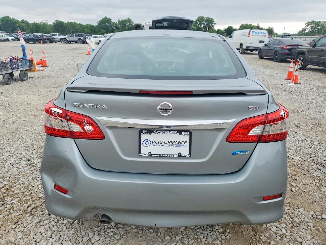 2013 Nissan Sentra S Серый vin: 3N1AB7APXDL789143