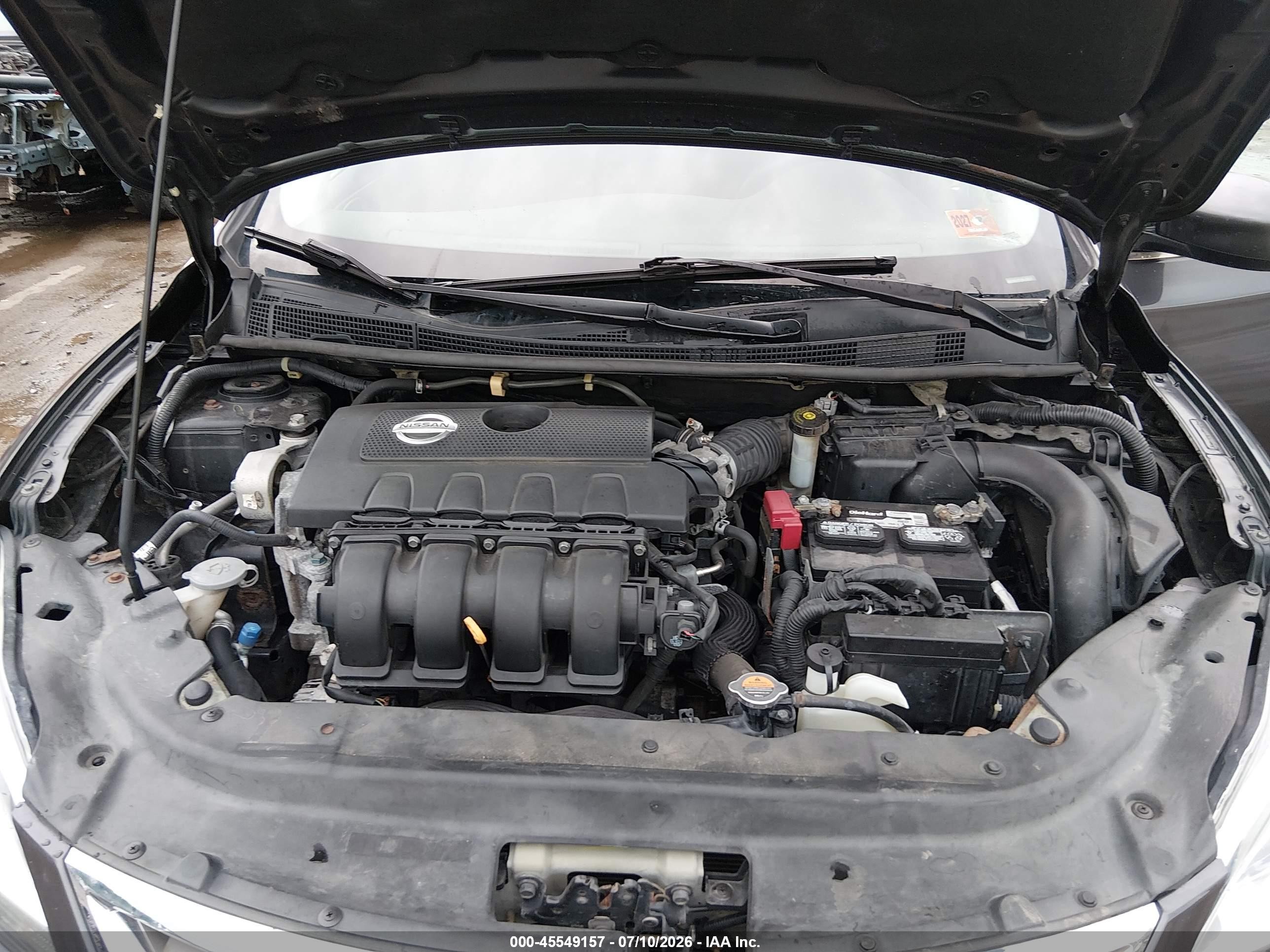 2013 Nissan Sentra S Gray vin: 3N1AB7APXDL789319