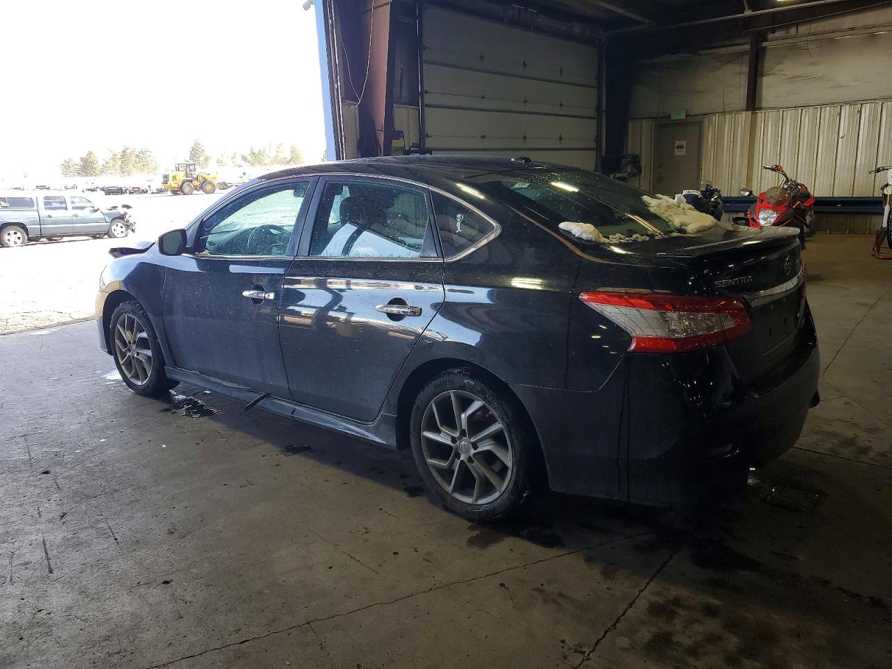 2013 Nissan Sentra S Black vin: 3N1AB7APXDL790261