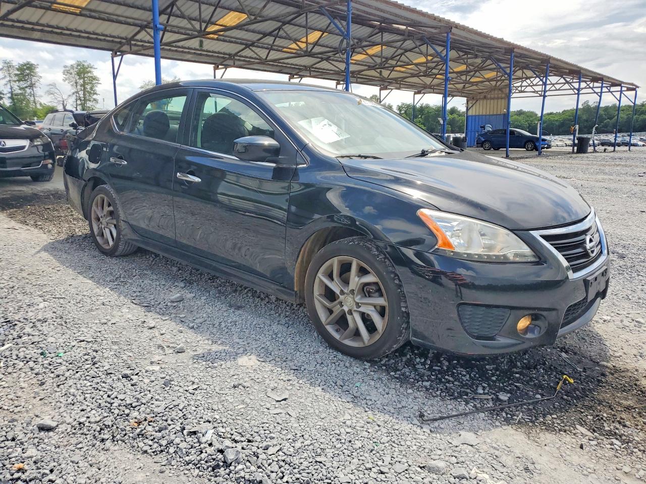 2013 Nissan Sentra S Black vin: 3N1AB7APXDL791345
