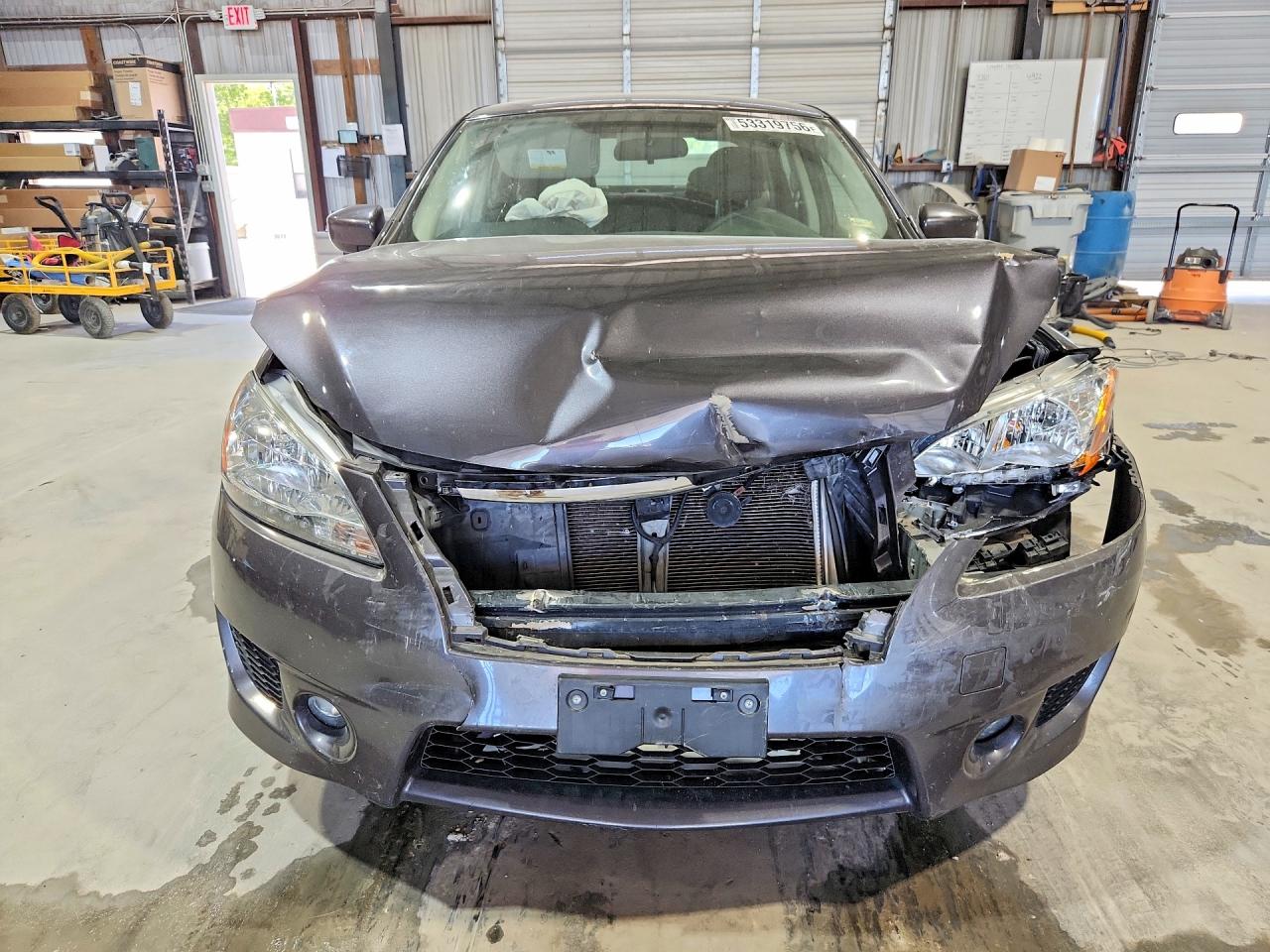 2013 Nissan Sentra S Charcoal vin: 3N1AB7APXDL799185