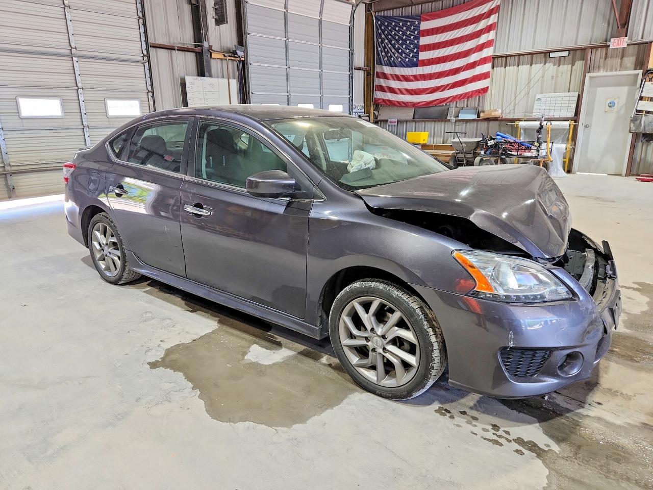 2013 Nissan Sentra S Charcoal vin: 3N1AB7APXDL799185