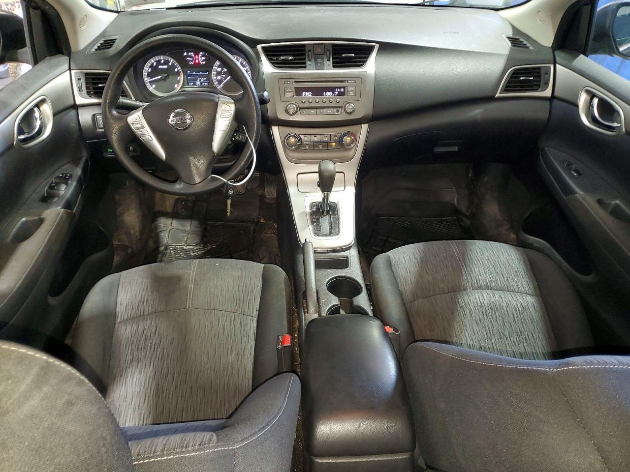2014 Nissan Sentra Sv Серый vin: 3N1AB7APXEL607443