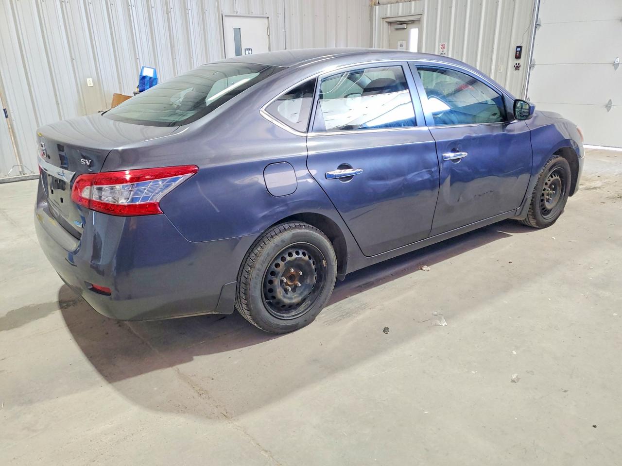 2014 Nissan Sentra Sv Серый vin: 3N1AB7APXEL607443