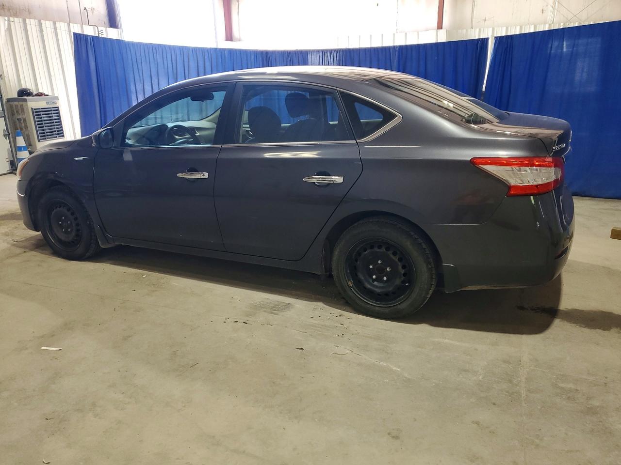 2014 Nissan Sentra Sv Серый vin: 3N1AB7APXEL607443