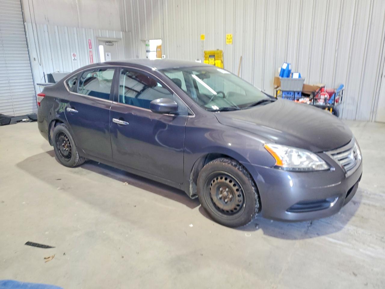 2014 Nissan Sentra Sv Серый vin: 3N1AB7APXEL607443