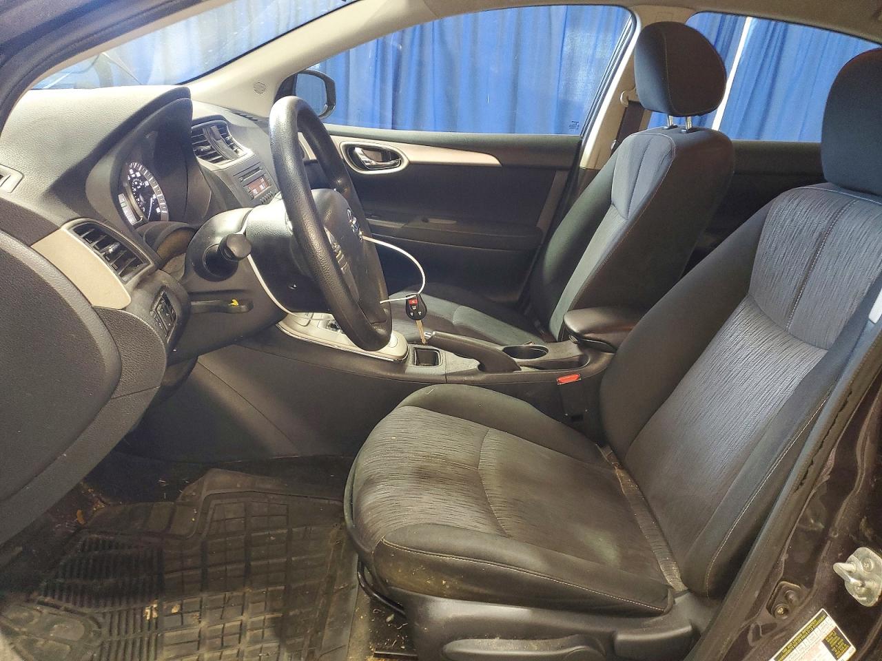 2014 Nissan Sentra Sv Серый vin: 3N1AB7APXEL607443