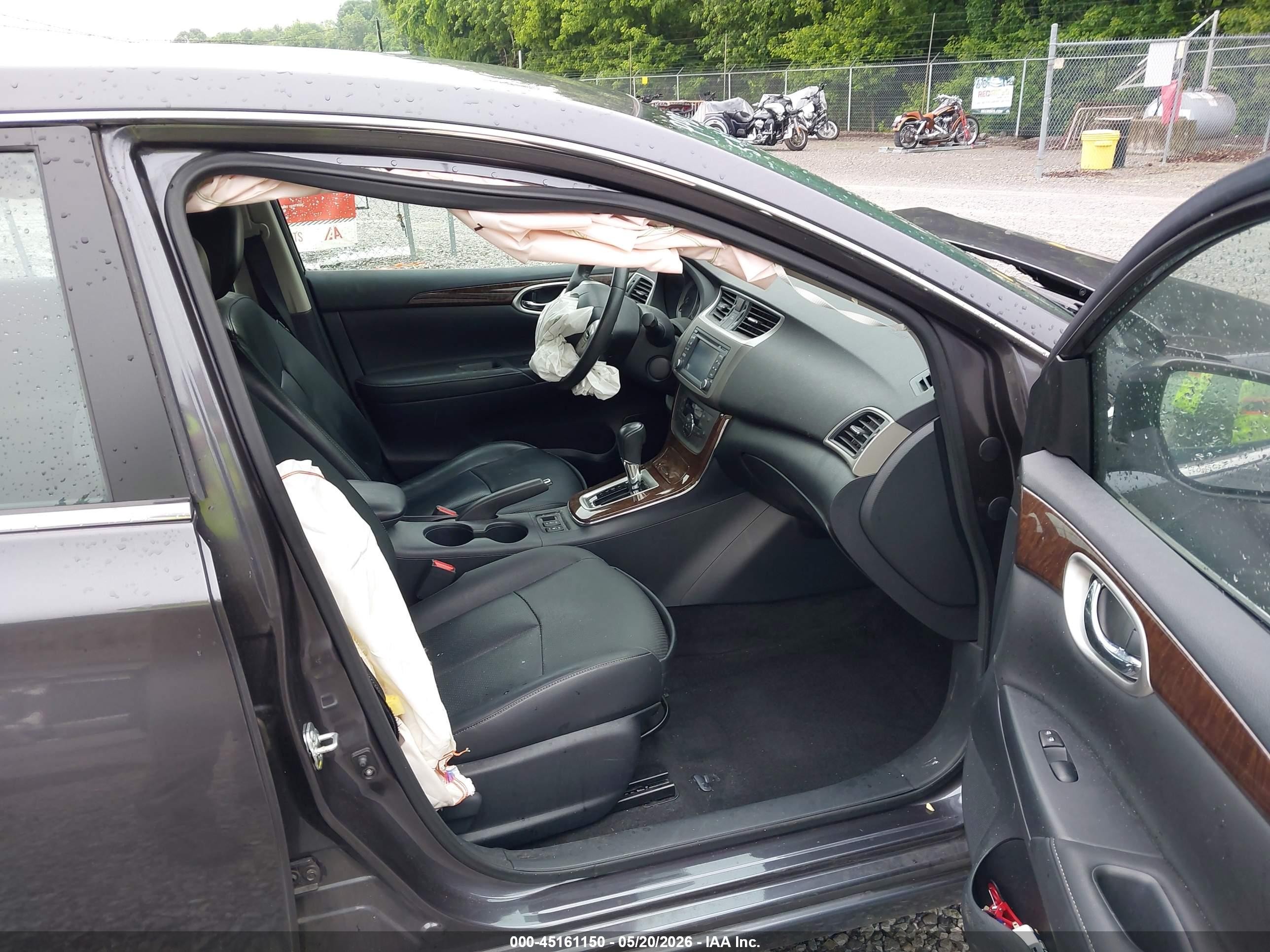 2014 Nissan Sentra Sl Gray vin: 3N1AB7APXEL618460