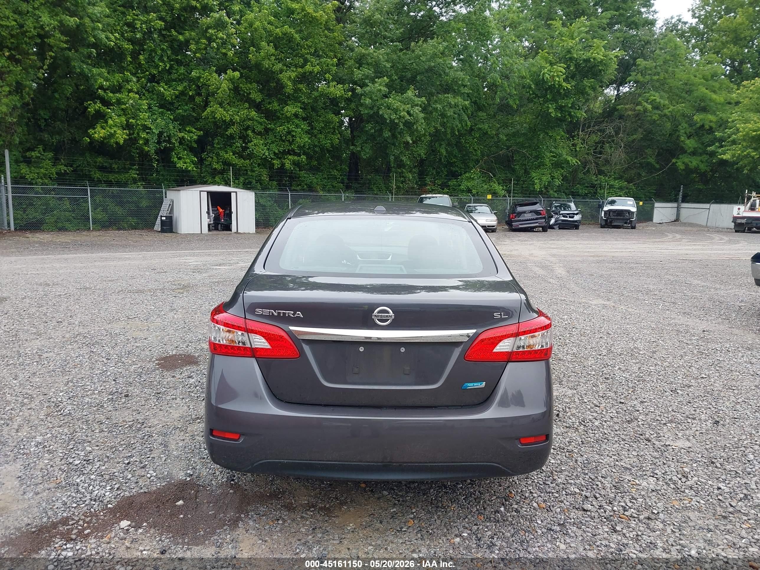 2014 Nissan Sentra Sl Gray vin: 3N1AB7APXEL618460