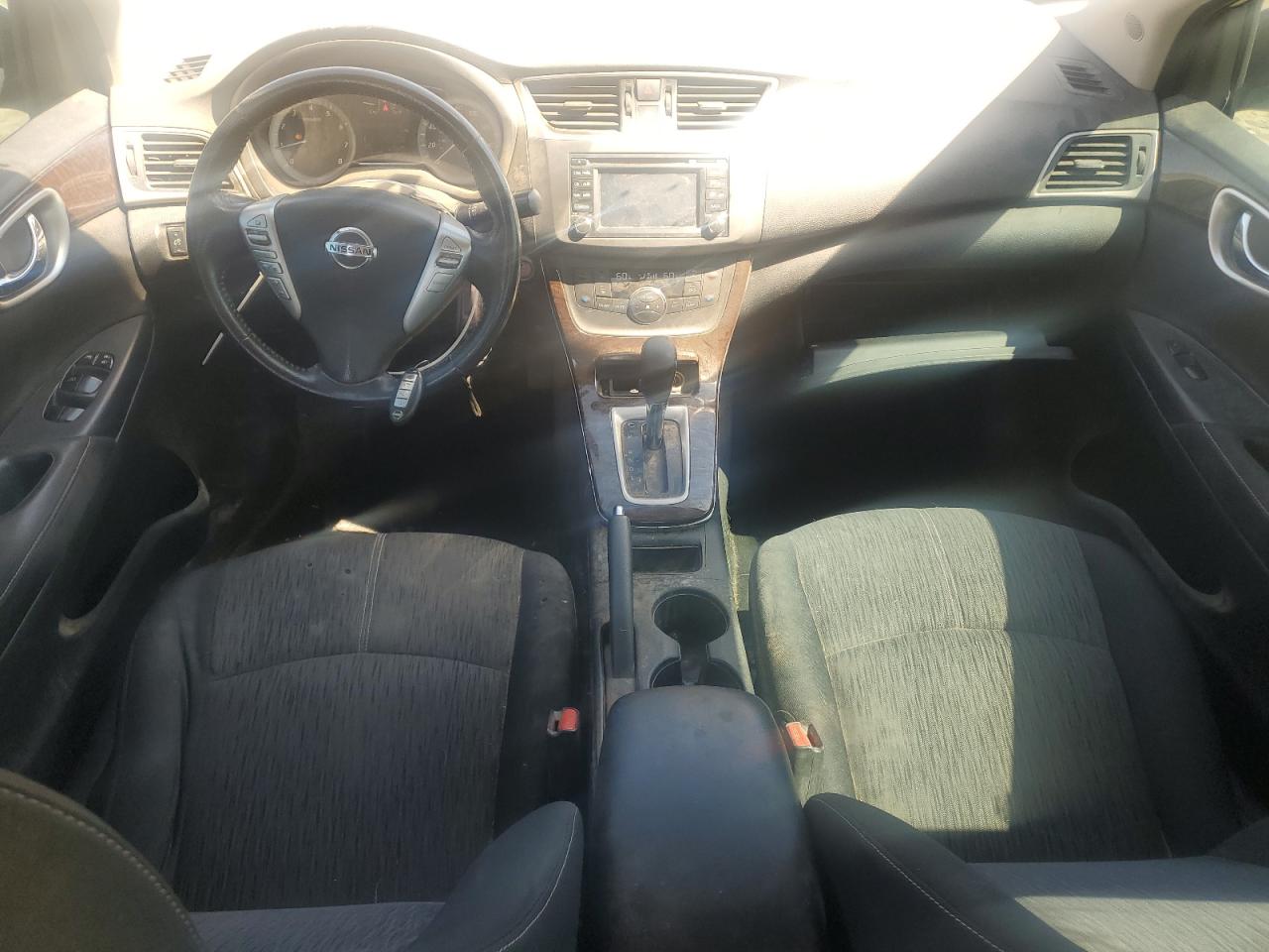 2014 Nissan Sentra S White vin: 3N1AB7APXEL625859