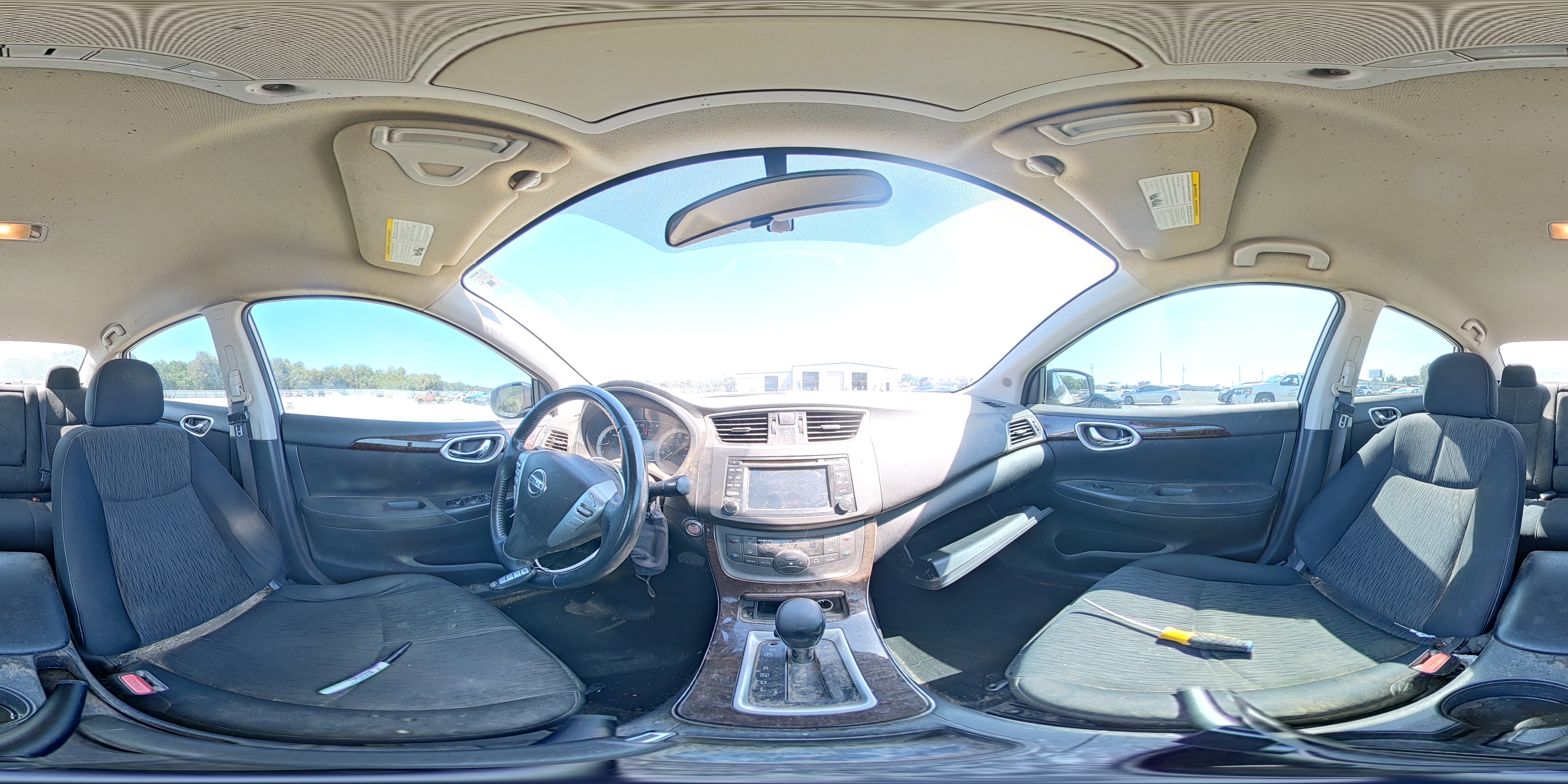 2014 Nissan Sentra S White vin: 3N1AB7APXEL625859