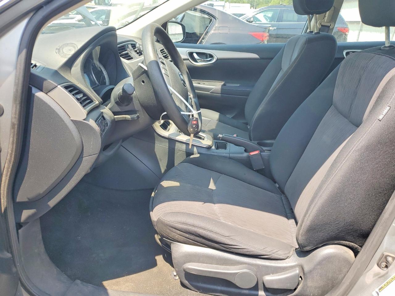 2014 Nissan Sentra Sv Silver vin: 3N1AB7APXEL635324