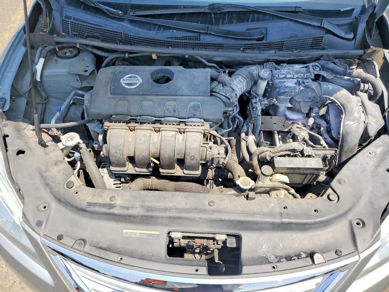2014 Nissan Sentra Sv Silver vin: 3N1AB7APXEL635324