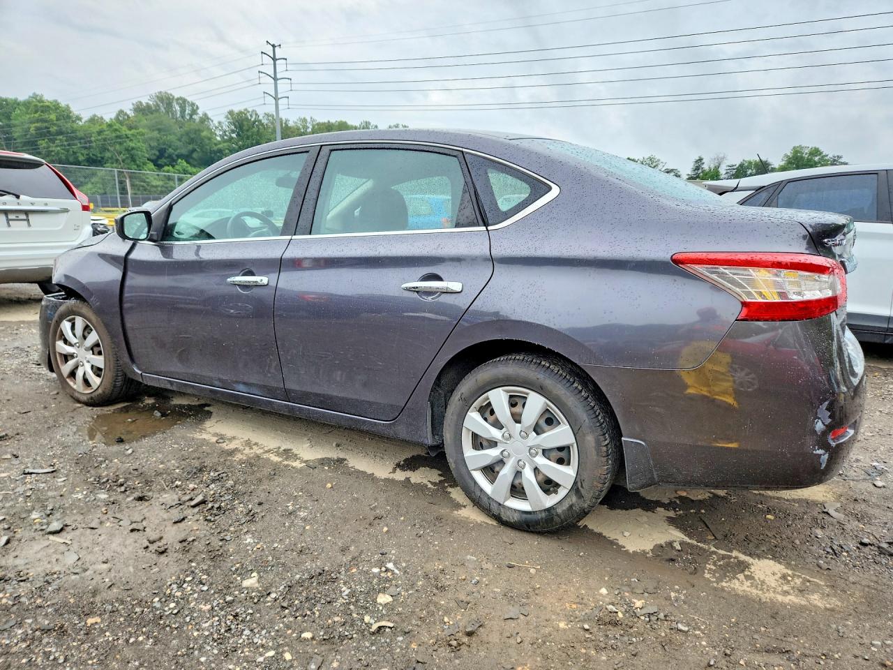 2014 Nissan Sentra S Gray vin: 3N1AB7APXEL637252