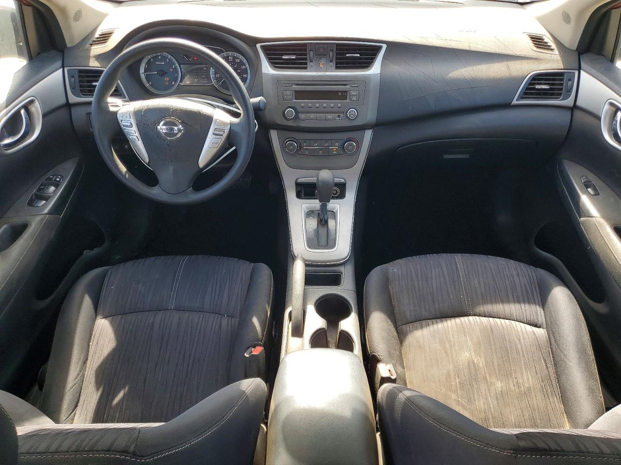 2014 Nissan Sentra Sv Red vin: 3N1AB7APXEL646467