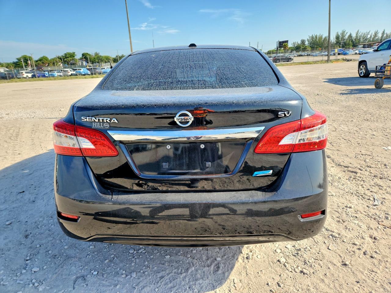 2014 Nissan Sentra Sv Black vin: 3N1AB7APXEL662037