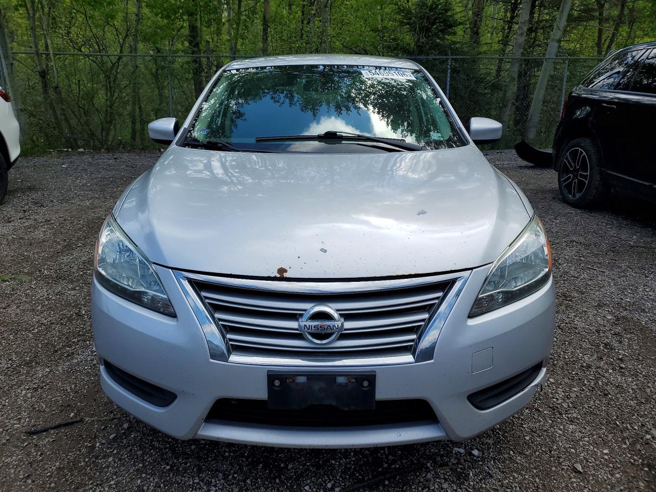 2014 Nissan Sentra S Серебряный vin: 3N1AB7APXEL665701
