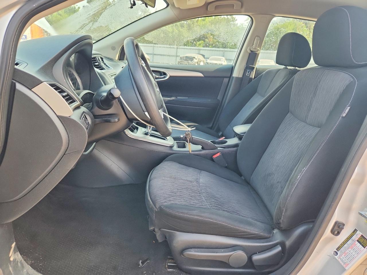 2014 Nissan Sentra Sv Silver vin: 3N1AB7APXEL665746