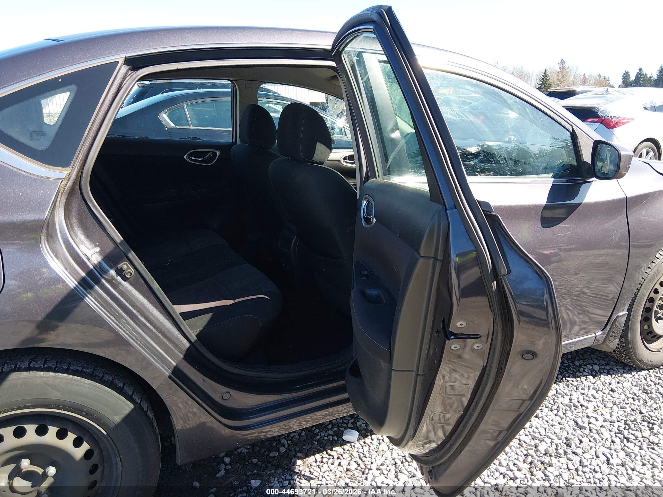 2014 Nissan Sentra Fe+ S/fe+ Sv/s/sl/sr/sv Gray vin: 3N1AB7APXEL672177