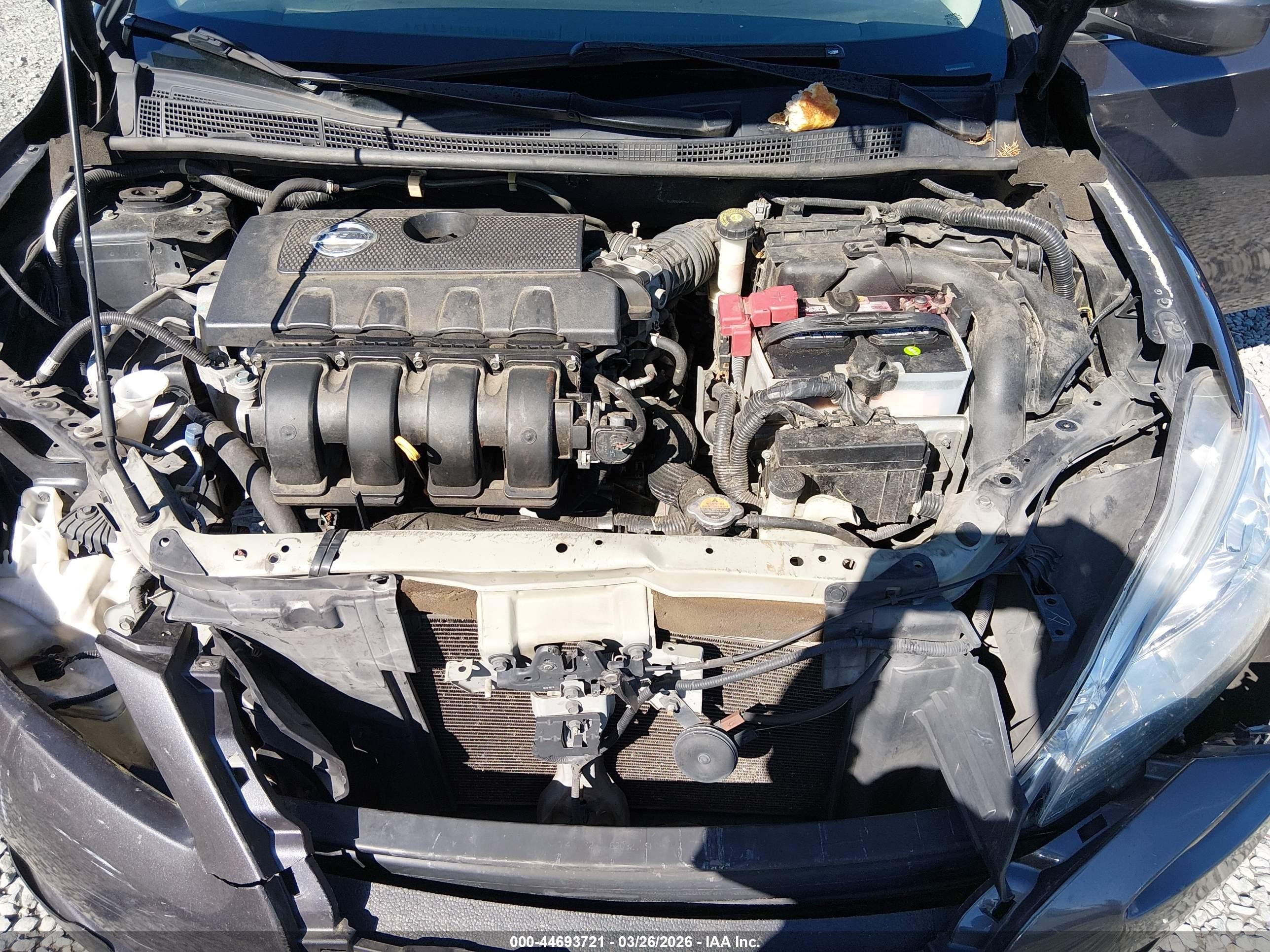 2014 Nissan Sentra Fe+ S/fe+ Sv/s/sl/sr/sv Gray vin: 3N1AB7APXEL672177