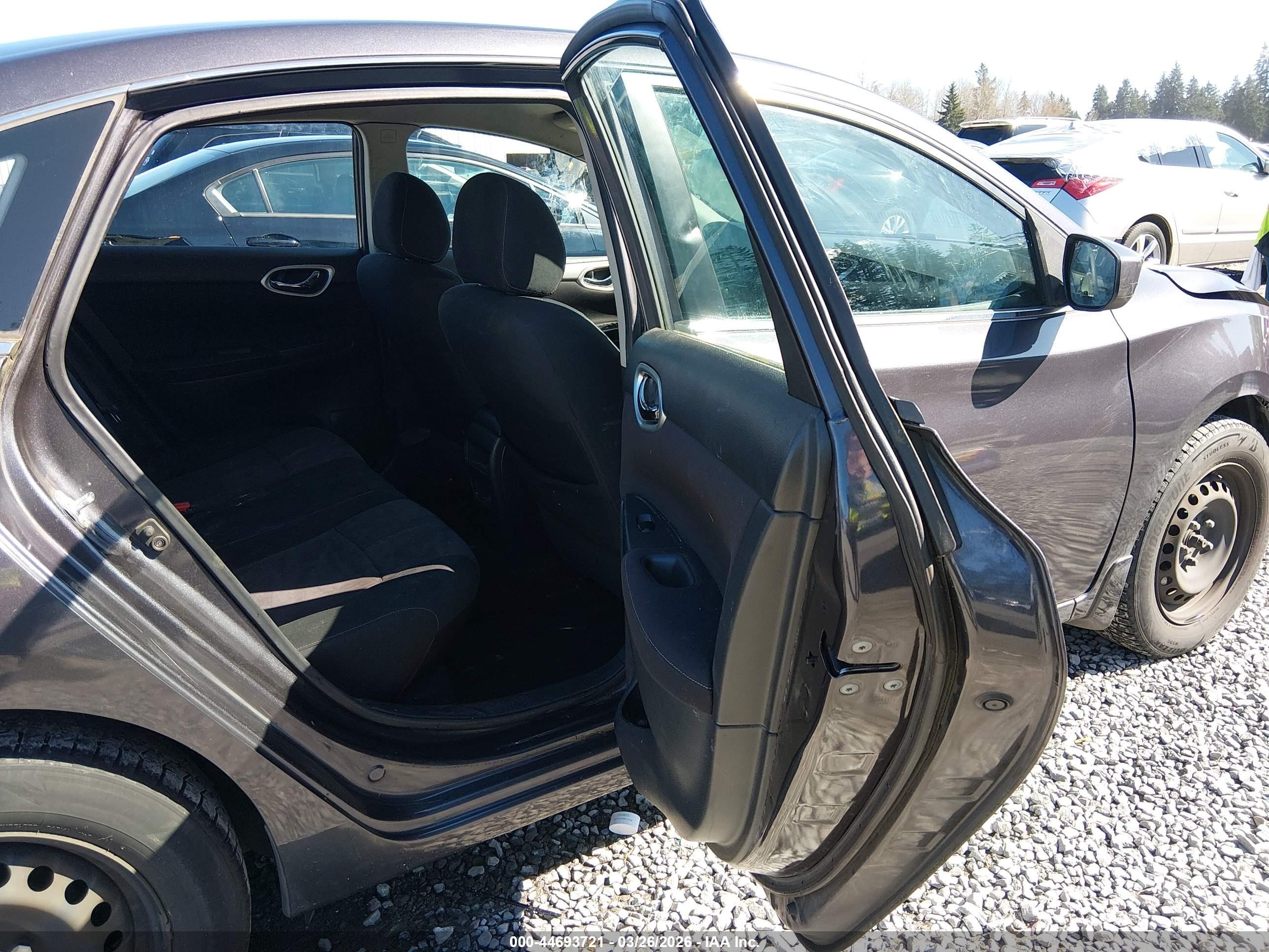 2014 Nissan Sentra Fe+ S/fe+ Sv/s/sl/sr/sv Gray vin: 3N1AB7APXEL672177