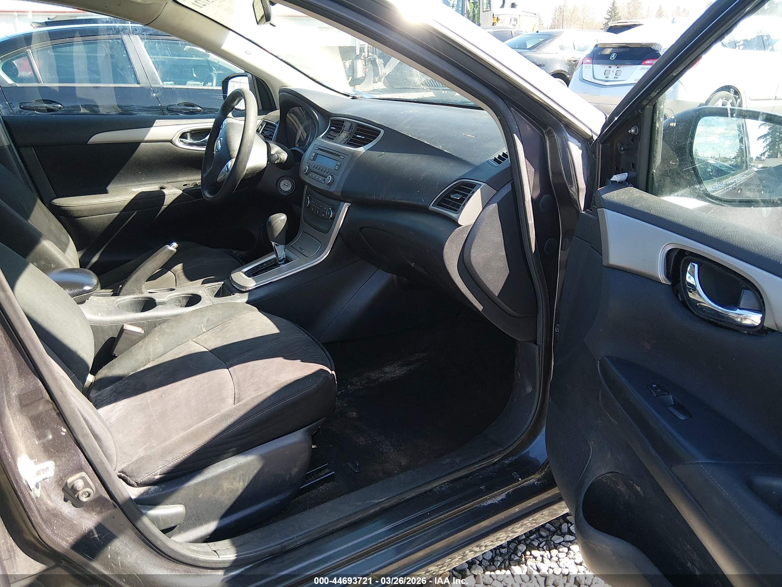 2014 Nissan Sentra Fe+ S/fe+ Sv/s/sl/sr/sv Gray vin: 3N1AB7APXEL672177