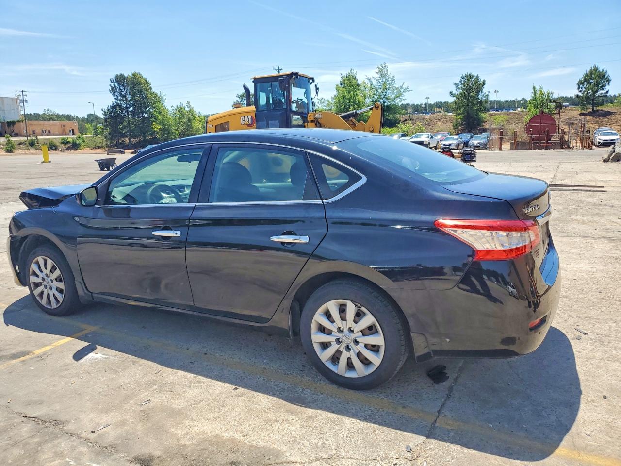 2014 Nissan Sentra Sv Черный vin: 3N1AB7APXEL673460